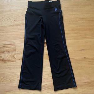 FILA GIRLS BOOTCUT ATHLETIC PANTS  SIZE   7